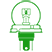 Fjernlyspære: R2